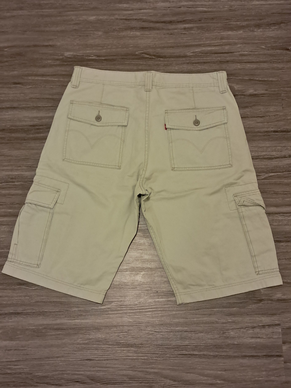Levis Loose Straight Cargo Shorts Men's Size 36 Cream
